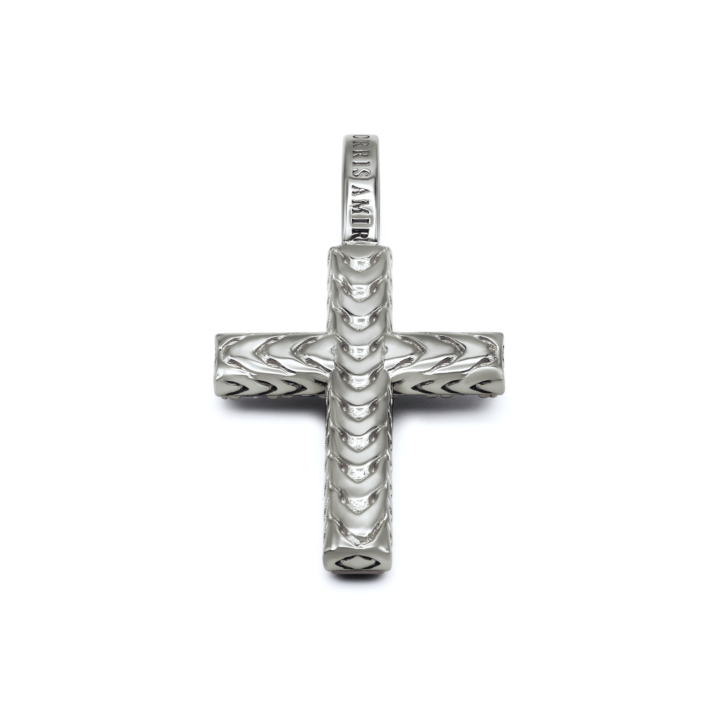 French Pavé Cross Pendant