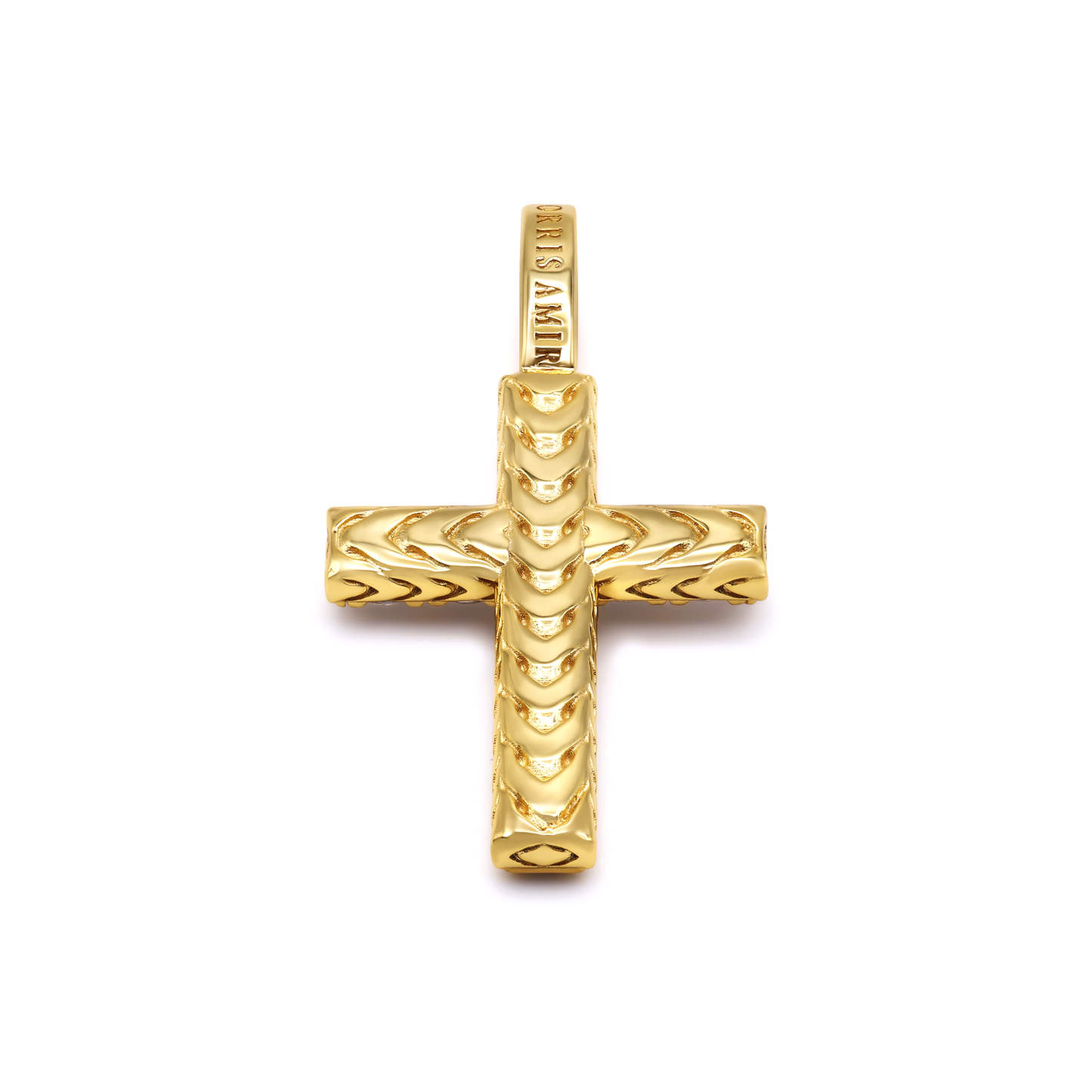 French Pavé Cross Pendant