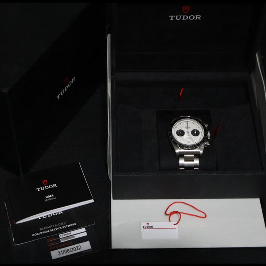 Tudor Black Bay Chrono 41mm White Dial "Panda" M79360N | Full Set