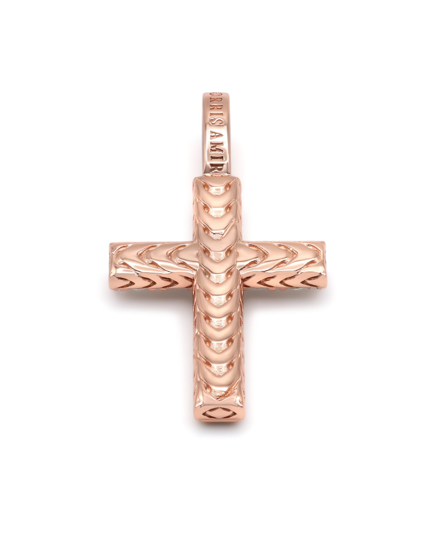 French Pavé Cross Pendant