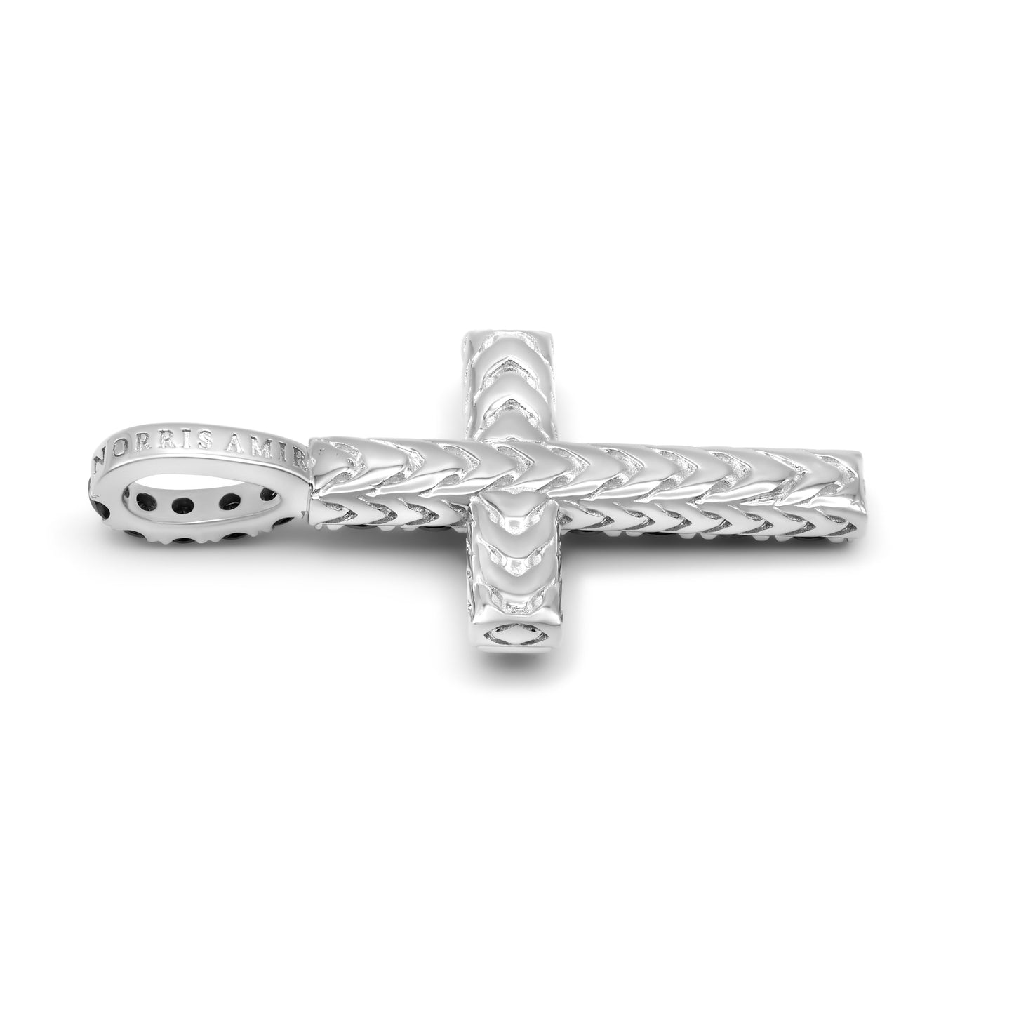 French Pavé Cross Pendant