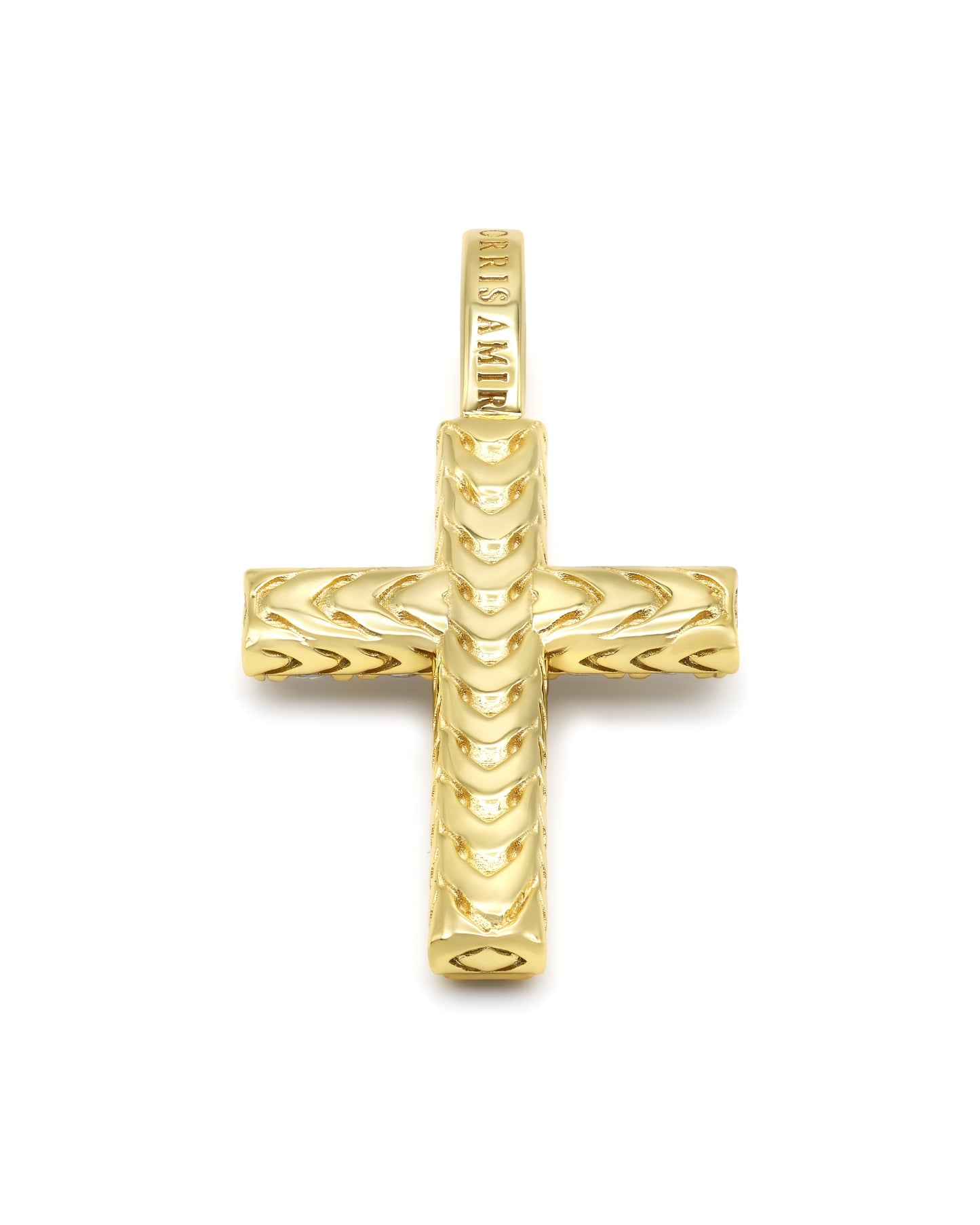 French Pavé Cross Pendant