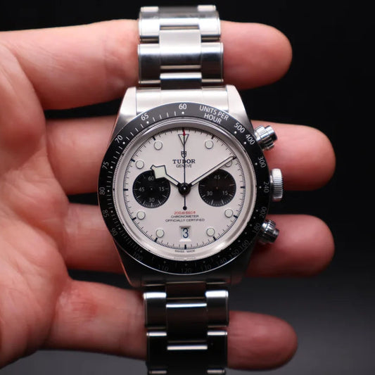 Tudor Black Bay Chrono 41mm White Dial "Panda" M79360N | Full Set